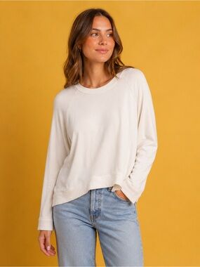 Lou & Grey Super Soft Jersey Pullover Sweatshirt – Size Large